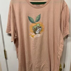 Peach Graphic Short Sleeve Tee
